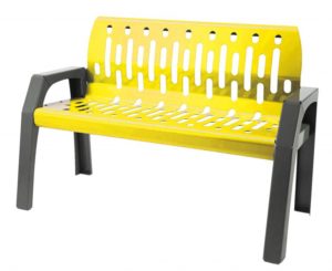 Frost-code-2040-yellow-Steel-Outdoor-Bench-768x626